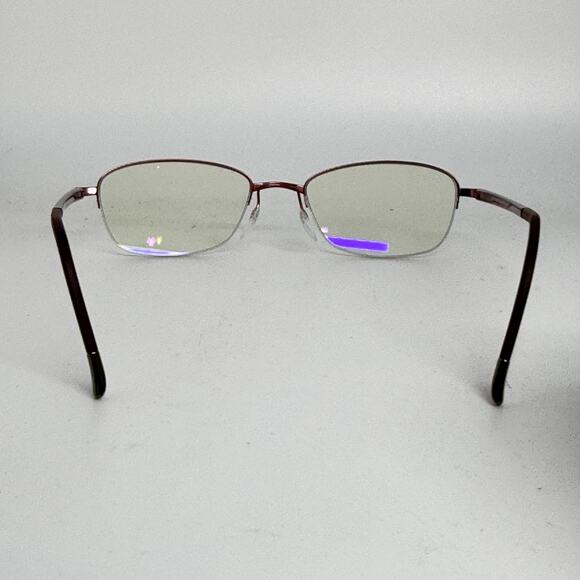 Silhouette Eyeglasses, Frames Only, 4453 40 6055, 52-18-140, Titanium H19495 - Picture 3 of 7